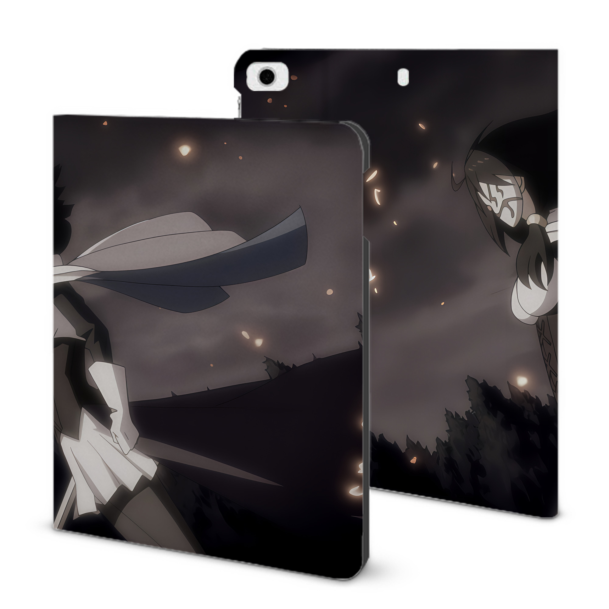 （画像用） 転スラ Regarding Reincarnated to Slime IPad ケース ブック型 PUレザー TPU 耐衝撃 軽量 薄型 ペン収納なし 全面保護 IPad 各モデル対応
